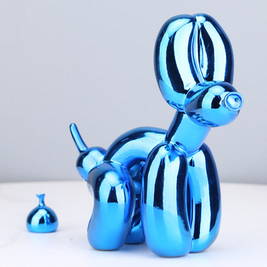 Graffiti Painted Balloon Dog Sculpture