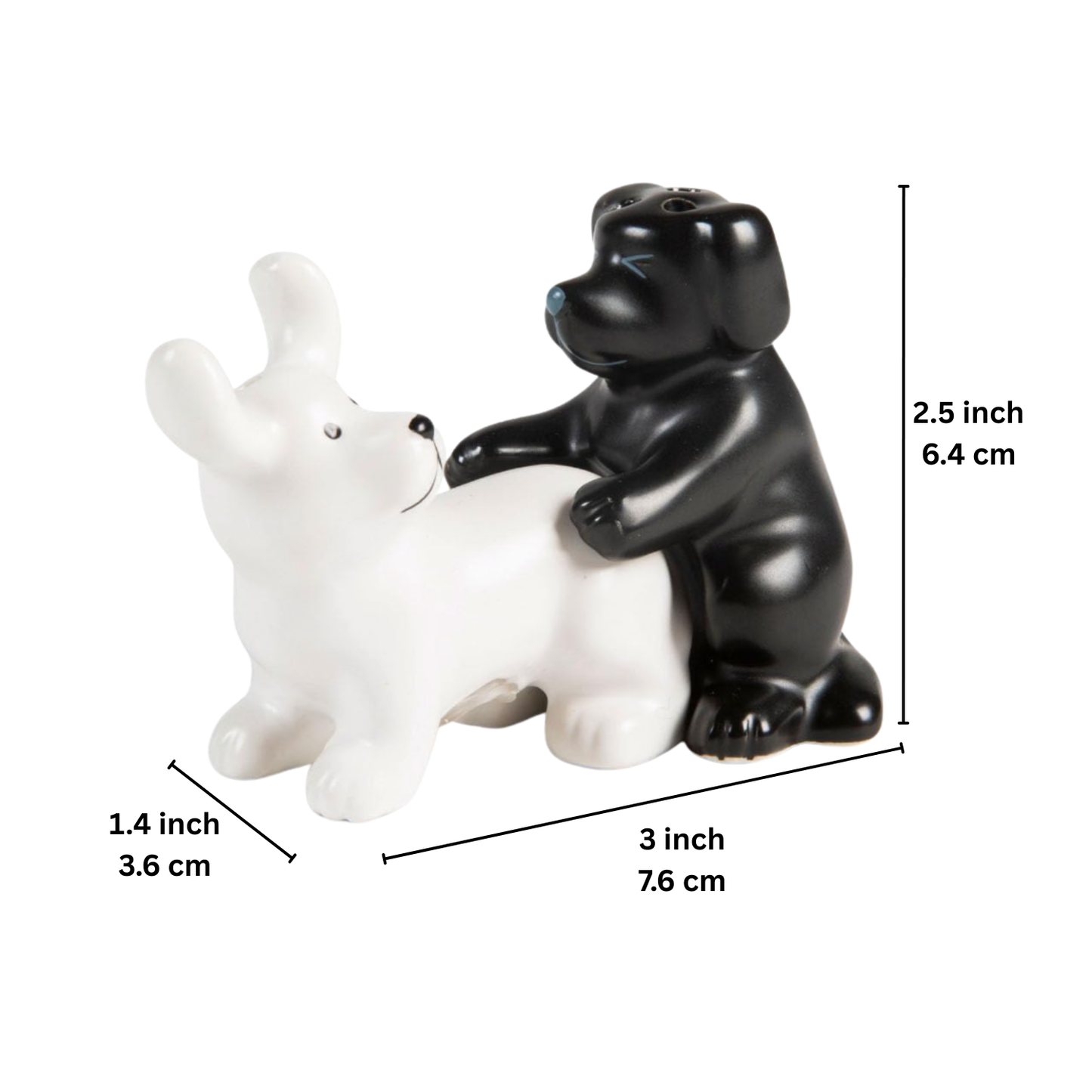 Canine Tango Salt And Pepper Shakers