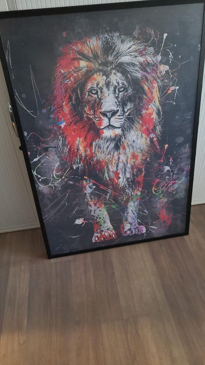 Nordic Lion Painting