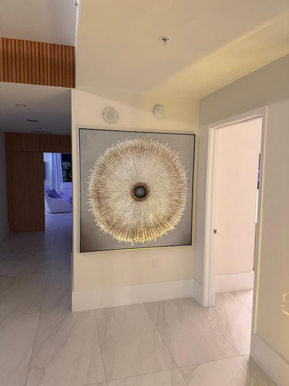 Hypnotic Flower Hand Painted Oil Painting On Canvas