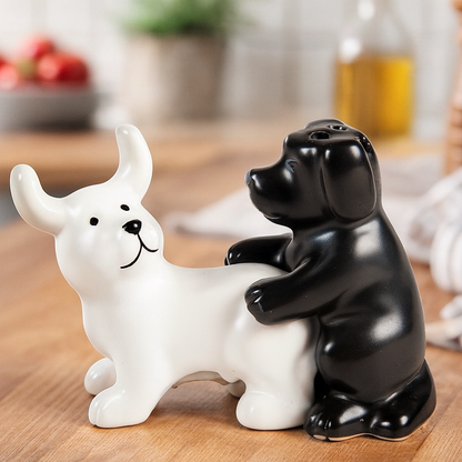 Canine Tango Salt And Pepper Shakers