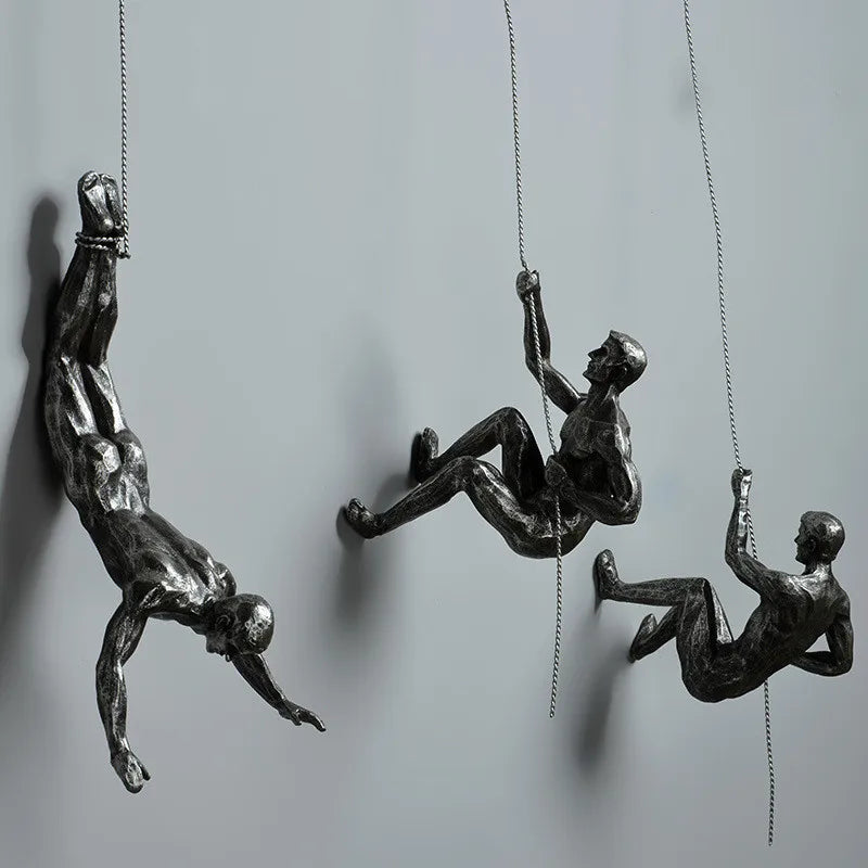 Will Get To The Top Sculptures, Set of 6