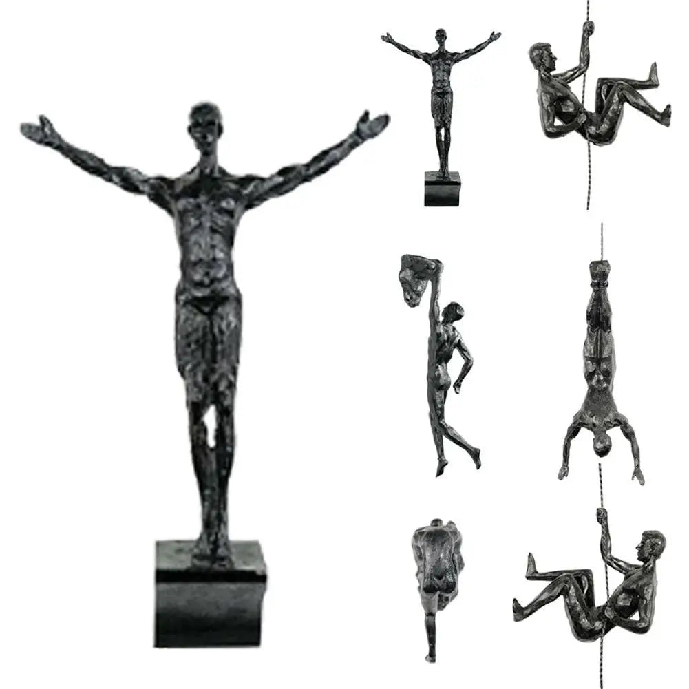 Will Get To The Top Sculptures, Set of 6