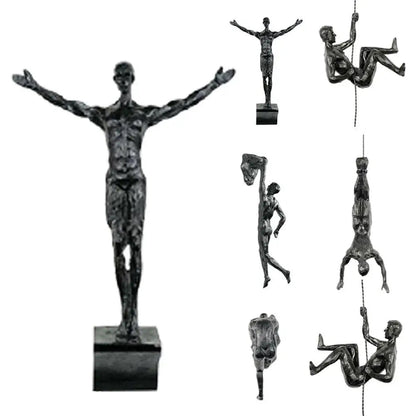 Will Get To The Top Sculptures, Set of 6