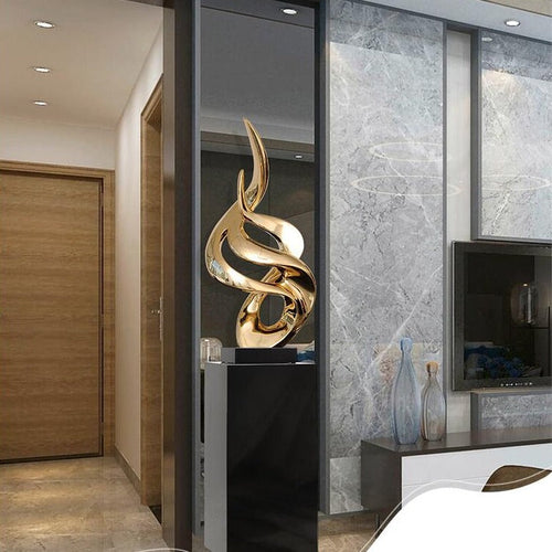 Abstract Flame Sculpture