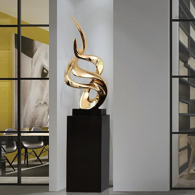 Abstract Flame Sculpture