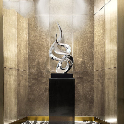 Abstract Flame Sculpture