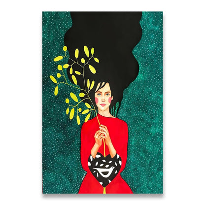 Nordic Abstract Woman Paintings