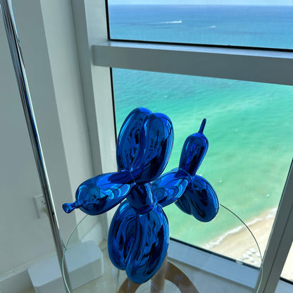 Graffiti Painted Balloon Dog Sculpture
