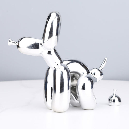 Graffiti Painted Balloon Dog Sculpture