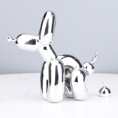 Graffiti Painted Balloon Dog Sculpture