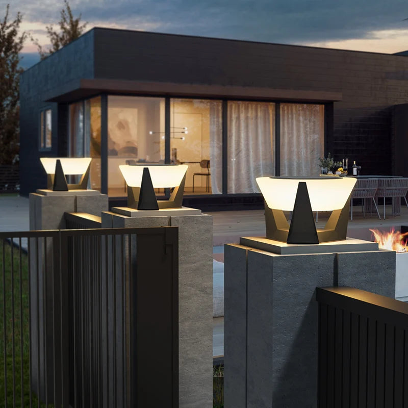 Solar-powered outdoor light