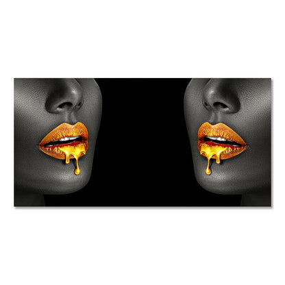 Very Lippy Canvas Paintings
