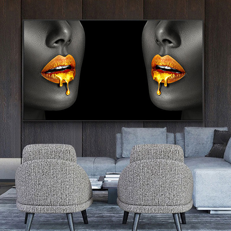 Very Lippy Canvas Paintings