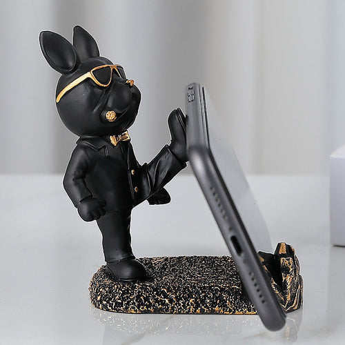 Kung Fu Bulldog Mobile Phone Stand