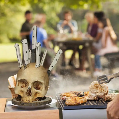 Very Scary Skull Knife Holder