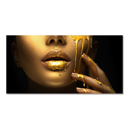 Very Lippy Canvas Paintings