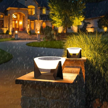 Solar-powered outdoor light