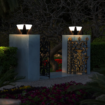 Solar-powered outdoor light