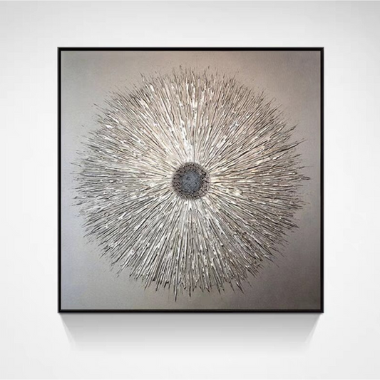Hypnotic Flower Hand Painted Oil Painting On Canvas